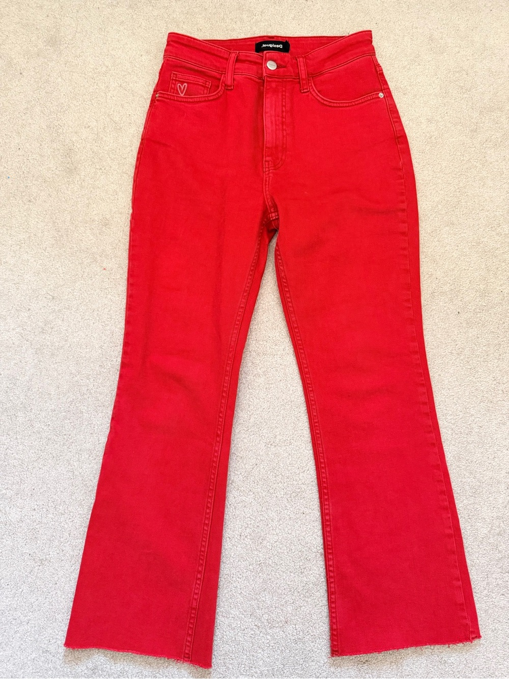 Desigual Flared Ankle Grazer Trousers